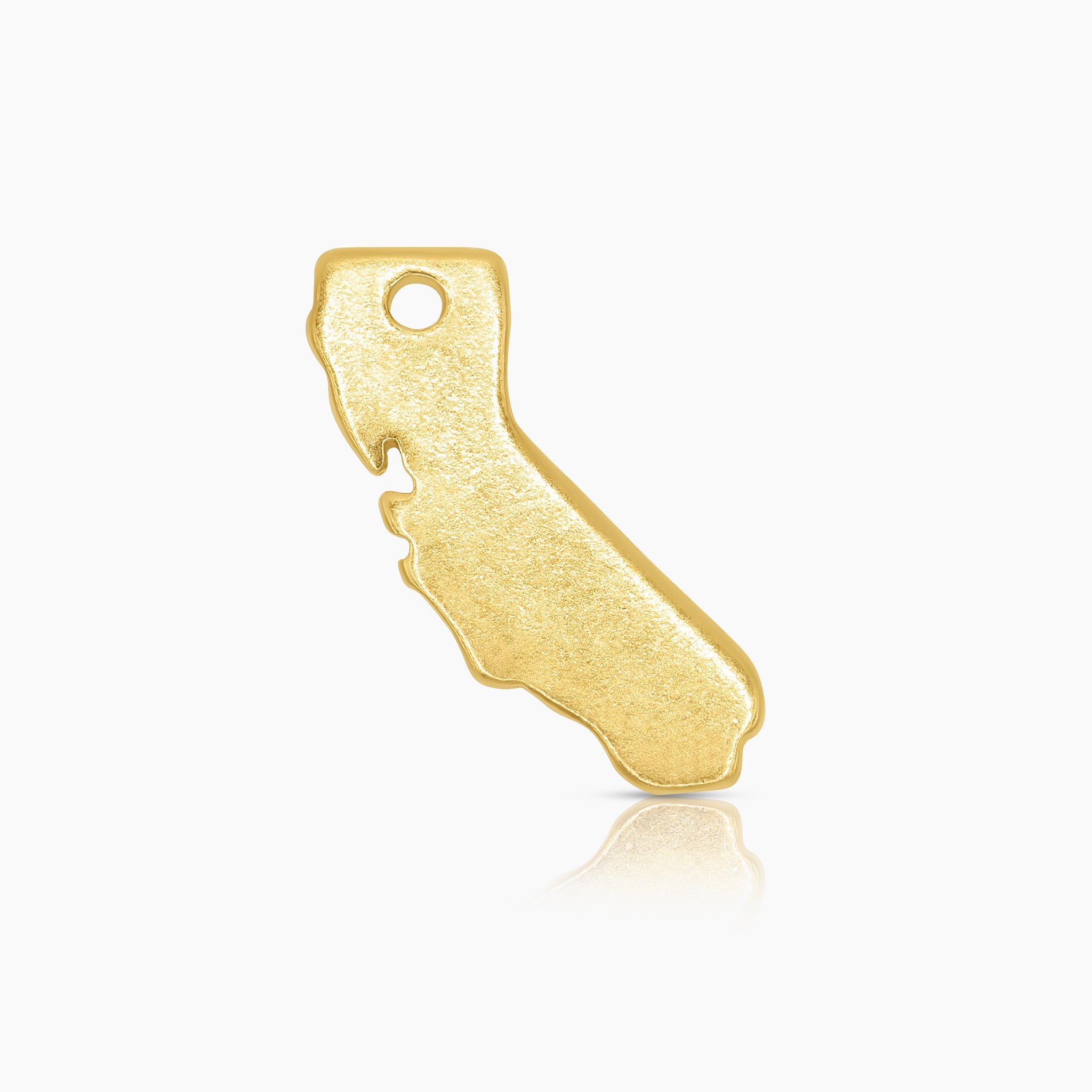 California State Charm 14K Gold - GoldandWillow