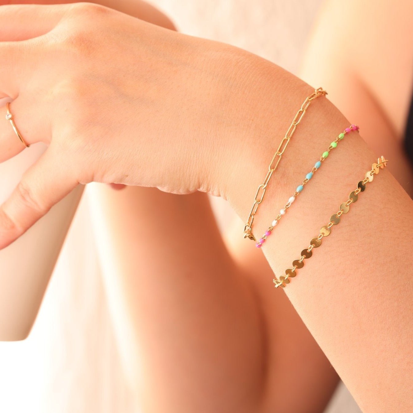 Disco Disc Bracelet - GoldandWillow