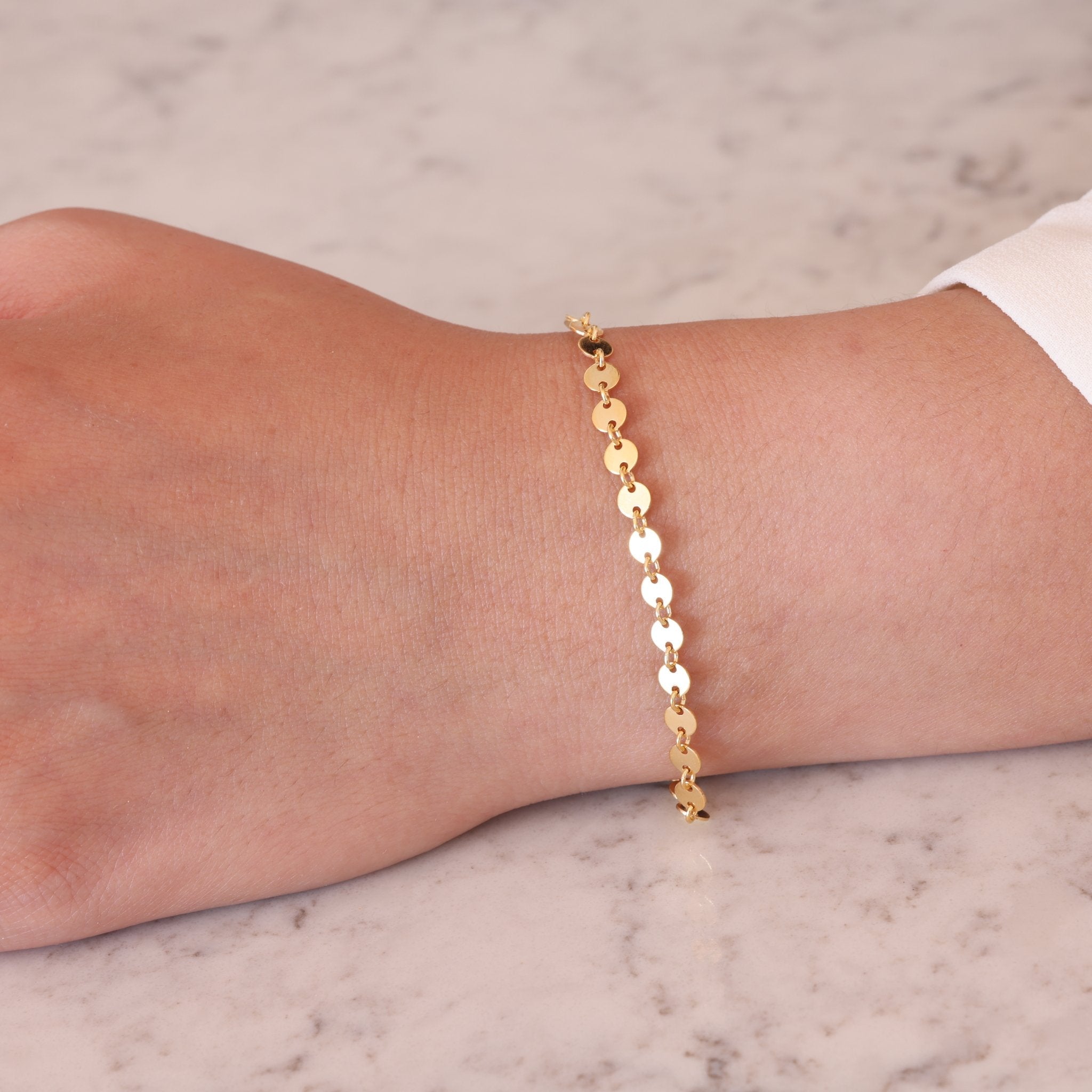 Disco Disc Bracelet - GoldandWillow