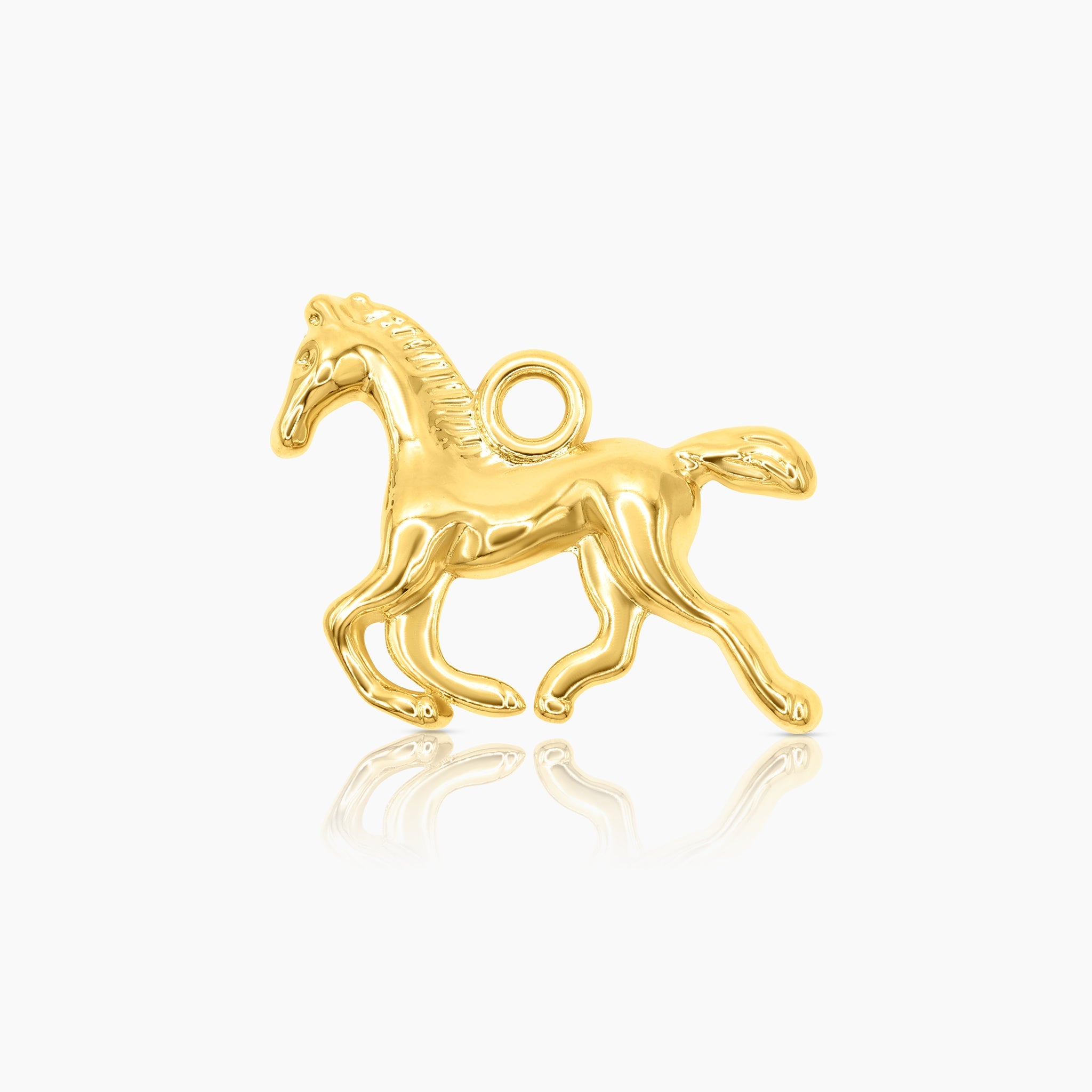 Horse Charm 14K Gold - GoldandWillow
