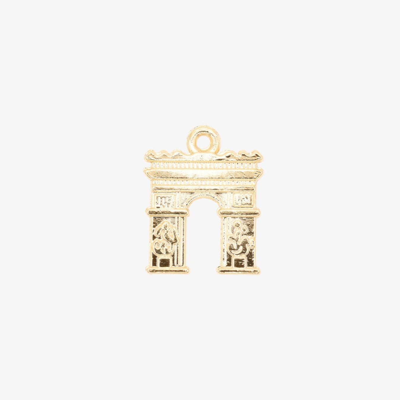 Arc de Triomphe Charm 14K Gold - GoldandWillow