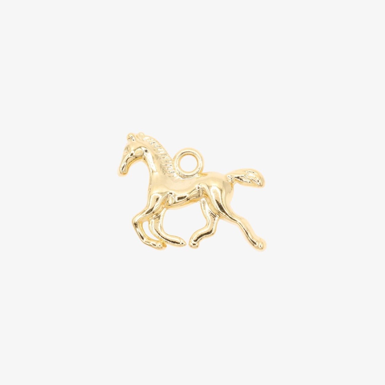 Horse Charm 14K Gold - GoldandWillow